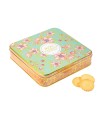 Cookies assortment, caramel chips, chocolate chips, apricot chips and plain butter - "Vegetal enchantment" 400g tin 
