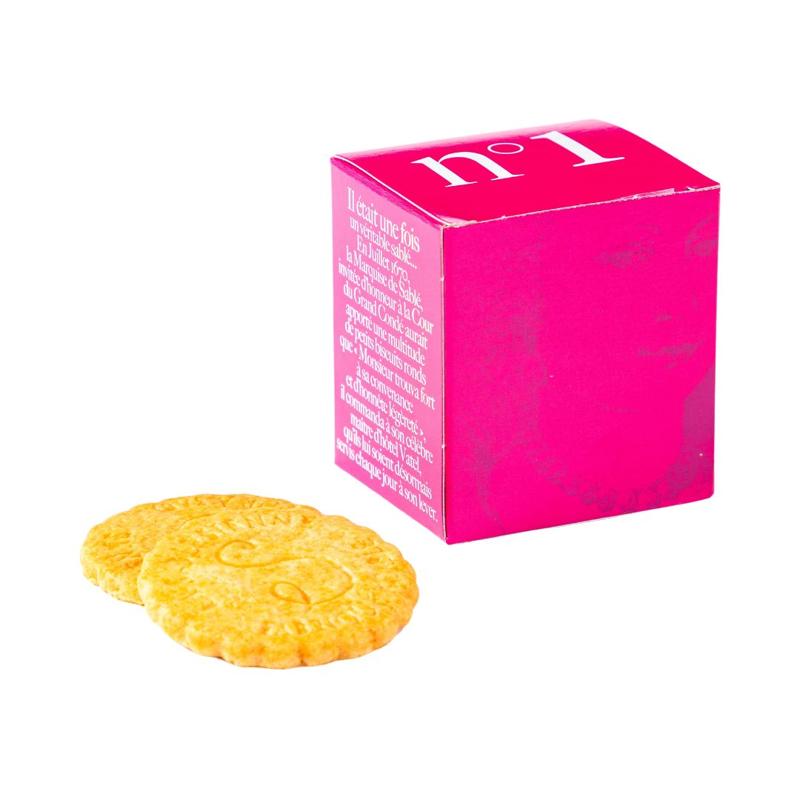 Biscuits sablés nature pur beurre frais - Mini cube carton n°1 35g