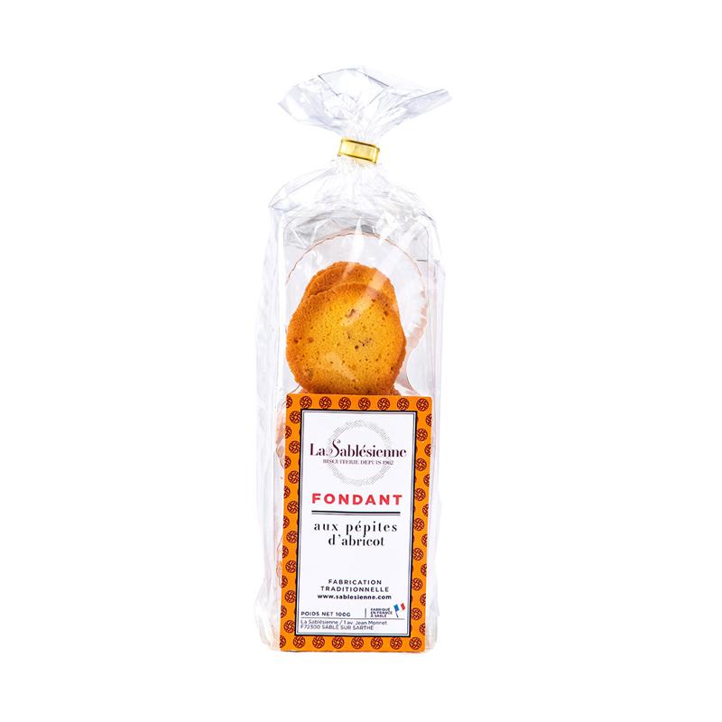 Biscuits fondants with apricot chips - 100g bag