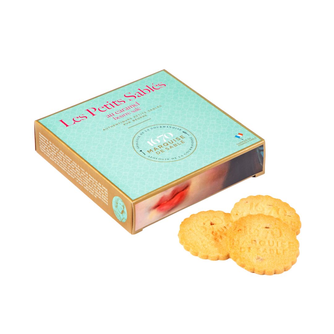 Biscuits sablés aux pépites de caramel beurre salé - étui 100g