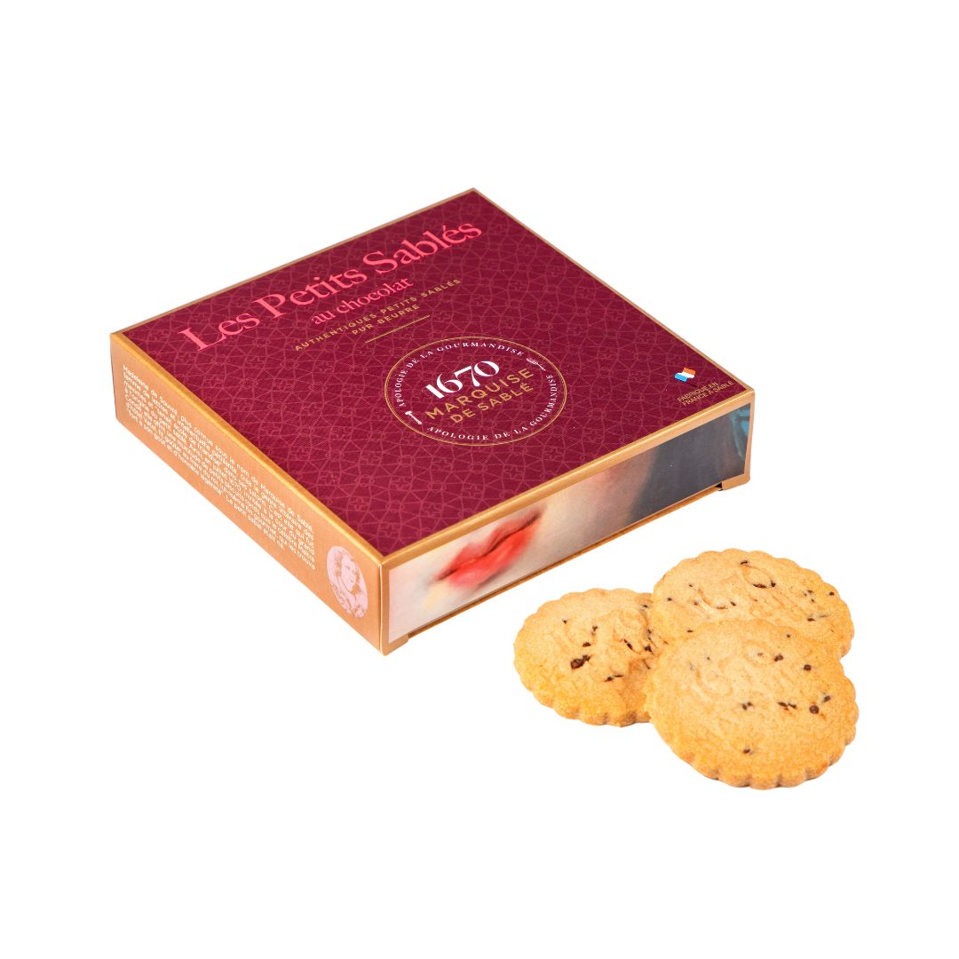 Biscuits sablés aux pépites de chocolat- étui 100g