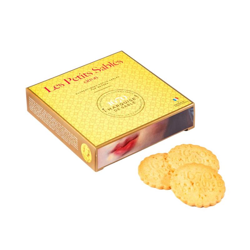 Biscuits sablés pépites de citron - étui 100g